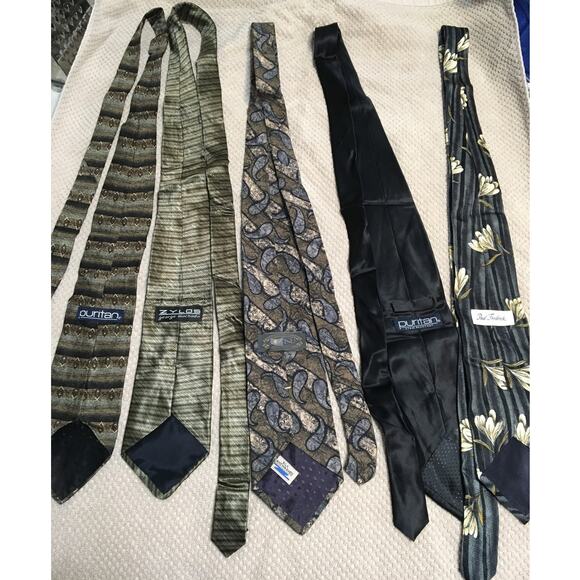 Lot of 4 Ties, Puritan, Zylos, George Machado And Paul Frederick, FN Sold - Picture 1 of 1